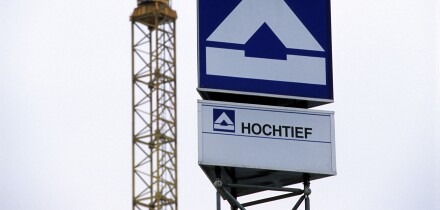 German construction company Hochtief.. Image shot 07/2007. Exact date unknown.