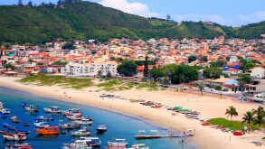 Arraial do Cabo city and beach. Rio de janeiro state, Brazil
