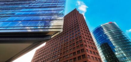 Potsdamer Platz Berlin skyscrapers