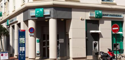 BNP PARIBAS bank in Le Touquet, France