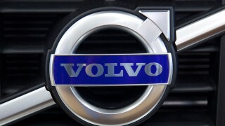 Volvo emblem on a car