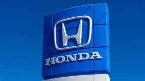 Honda car dealership, Winter Haven, Central Florida, USA