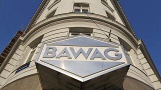 Vienna, Schwarzenbergplatz, BAWAG. Image shot 2005. Exact date unknown.