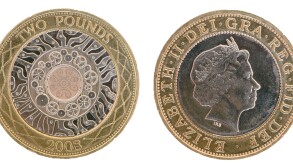 British two pound coin