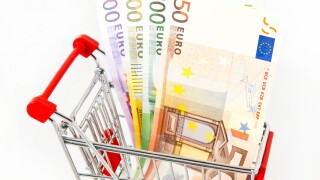 money concept. euro cash