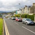 Ballycastle, Northern Ireland. Views of North Street downhill