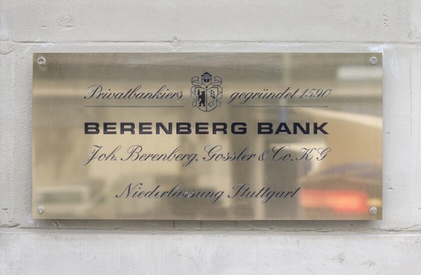 berenberg bank, stuttgart branch. Image shot 10/2013. Exact date unknown.