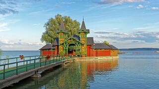 Bath island, Szigetfurdo, flat lake, Balaton