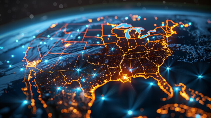 digital landscape mapping of China and India in Asia's connectivity network