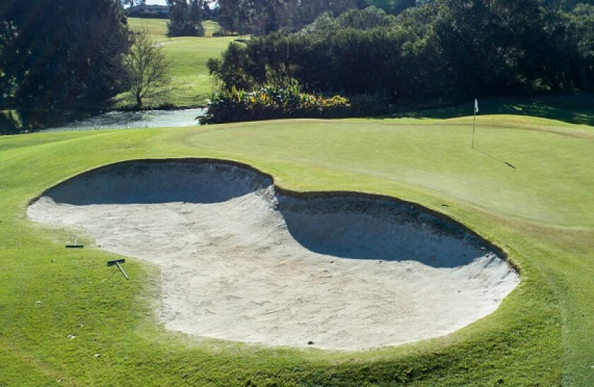 Green golf bunker risk trap danger from Adobe 13Nov20 575x375