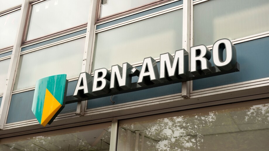 ABN Amro Sign Logo Bank Amsterdam Netherlands Holland Europe