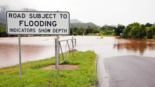 Australia flood sign from Alamy 7Aug23 575x375