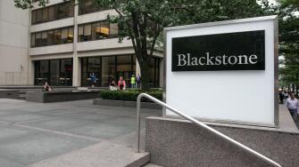 Manhattan office location of Blackstone hedge fund.