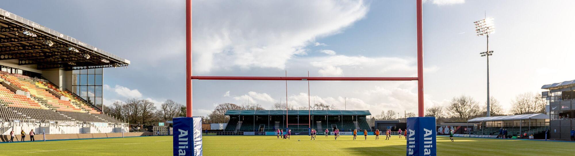 London, UK. 19th Dec, 2020. Allianz Park ready for during the Womens Allianz Premier 15s match between Saracens Women and Loughborough Lightining at the Allianz Park, London, England on 19 December 2020. Photo by Phil Hutchinson. Editorial use only, licen