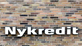 Viby, Denmark - June 11, 2016: Nykredit sign on a wall. New Credit called Nykredit in danish is one of Denmark's leading financial services companies