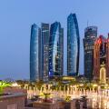 UAE, Abu Dhabi, City Center Skyline