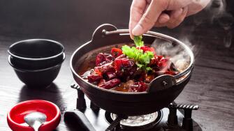 sichuan chili pot, traditional Chinese spicy cuisine