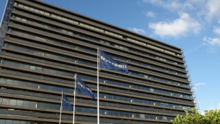 Copenhagen, Denmark, the headquarters of the financial group of the Nykredit Kalvebod Brygge