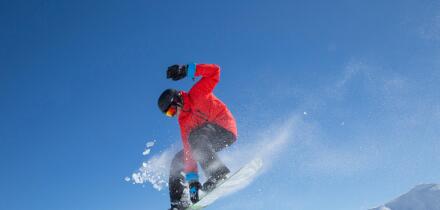Ski, snow boarder, Bivio, Julier Pass, mountain, mountains, winters, winter sports, canton, GR, Graubunden, Grisons, jump, snowb