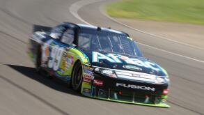 Oct. 10, 2010 - Fontana, California, United States of America - Sprint Cup Series driver Carl Edwards in the Aflac #99 car in action during the Pepsi Max 400 at the Auto Club Speedway. (Credit Image: © Brandon Parry/Southcreek Global/ZUMApress.com)
