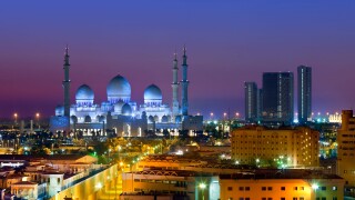 Abu Dhabi , Sheikh Zayed Mosque. Image shot 02/2019. Exact date unknown.