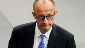 Berlin, Germany. 06th May, 2025. Chancellor-designate Friedrich Merz (CDU) is standing in the Bundestag election for Chancellor. CDU leader Friedrich Merz has failed the first round of voting in the Bundestag election for Chancellor. Credit: Kay Nietfeld/