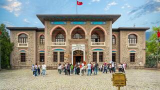 Ankara, Turkey - May 10, 2025: First Turkish Grand National Assembly and War of Independence Museum