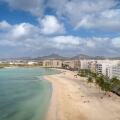 The beach in Arrecife on Lanzarote