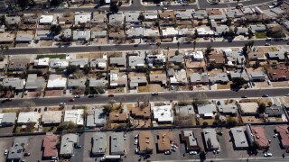 Low Rise Housing from the air Las Vegas Nevada USA