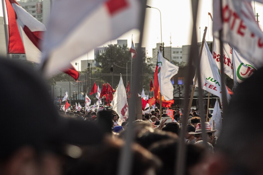 Marcha, protesta, Lima, Peru, LatAm, 575, Adobe