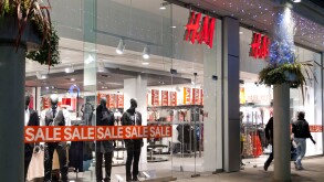H&M sales at shop, UK