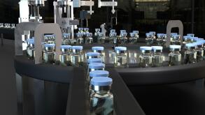 Inspection and control of vaccines on the production line in a company from the pharmacological industry