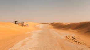 Road to oil Rig, Saudi Arabia