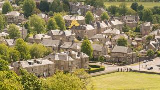 Victorian and Edwardian houses in the King's Park area of Stirling, Scotland, UK
