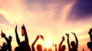 People Celebration Beach Party Summer Holiday Vacation Concept