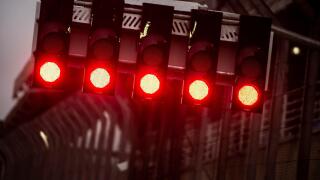 Interlagos, Brazil. 11th Nov, 2021. 11.11.2021, Autodromo Jose Carlos Pace, Interlagos, FORMULA 1 HEINEKEN GRANDE PREMIO DO BRASIL 2021, in the picture the start lights Credit: dpa/Alamy Live News