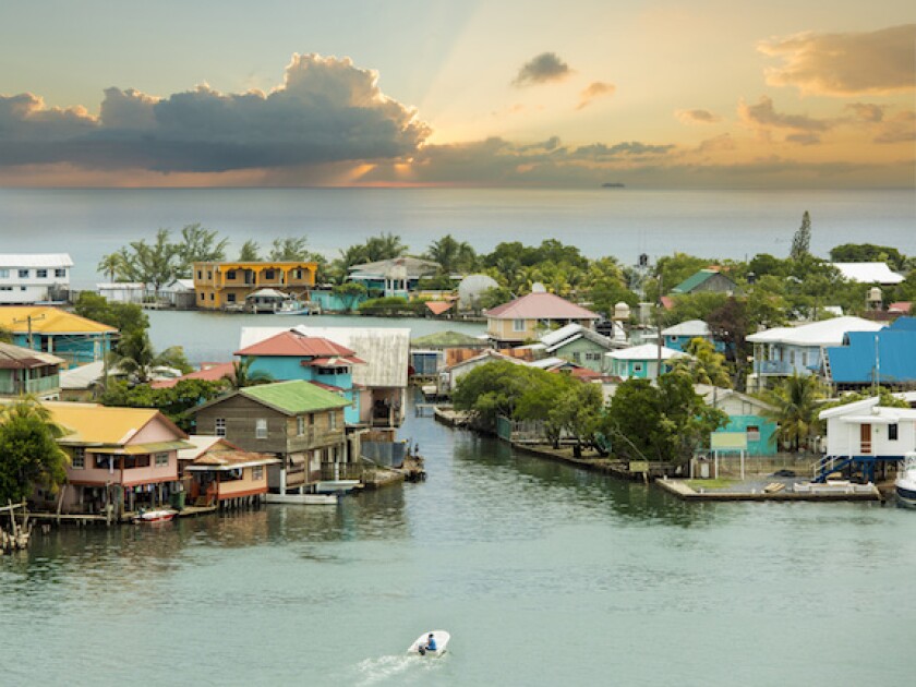 Honduras, Central America, Caribbean, beach, sea, Roatan, island, LatAm, 575