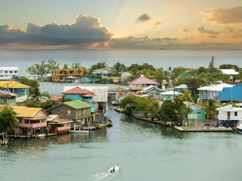 Honduras, Central America, Caribbean, beach, sea, Roatan, island, LatAm, 575