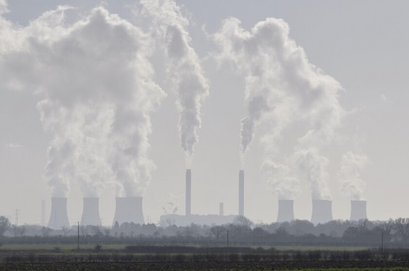 West Burton A and B power stations, Nottinghamshire, England UK