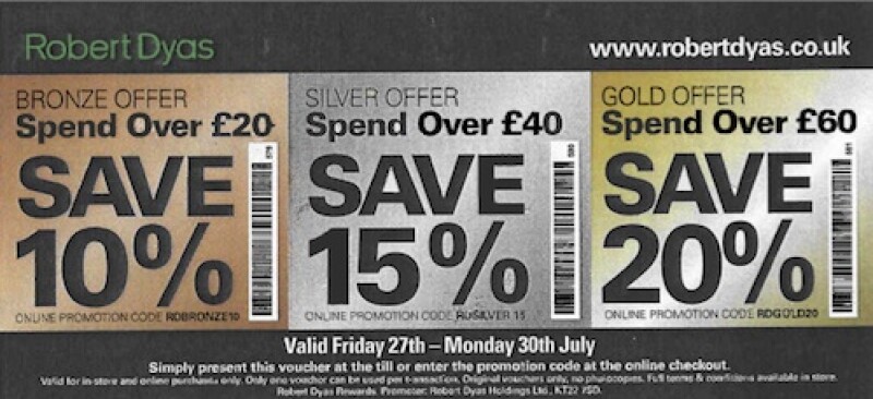 robert dyas voucher
