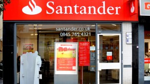 A branch of santander in brighton