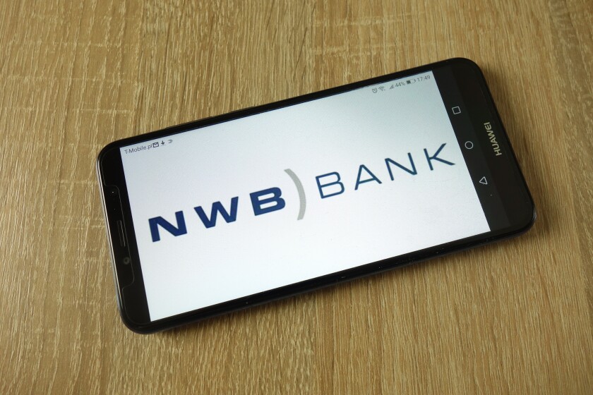 KONSKIE, POLAND - March 11, 2019: Nederlandse Waterschapsbank (