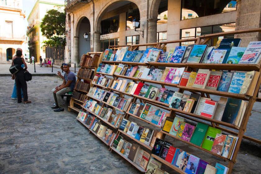 Book market in Havana, Cuba