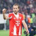 Harry Kane of Bayern Munich celebrates after scoring a goal during the UEFA Champions League 2025/2026 match between Bayern Munich and Real Madrid at Allianz Arena. FInal Score; Bayern Munich 4:3 Real Madrid. (Photo by Grzegorz Wajda / SOPA Images/Sipa US
