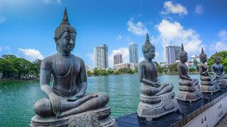 Temple in Colombo, Sri Lanka