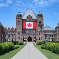 Provincial Parliament Building of Ontario, Canada, in Queen's Park, Toronto
