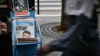 Paris, France. 08th July, 2024. This photograph shows the French local press at a kiosk after the French legislative elections in Paris on July 8, 2024. Photo by Firas Abdullah/ABACAPRESS.COM Credit: Abaca Press/Alamy Live News
