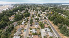 aerial view of Rainier Valley around 38th Ave S and Beacon Ave South, WA, USA