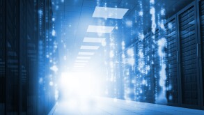 Matrix falling in data center