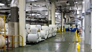 Factory on manufacture of paper packing